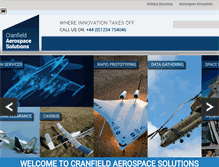 Tablet Screenshot of cranfieldaerospace.com